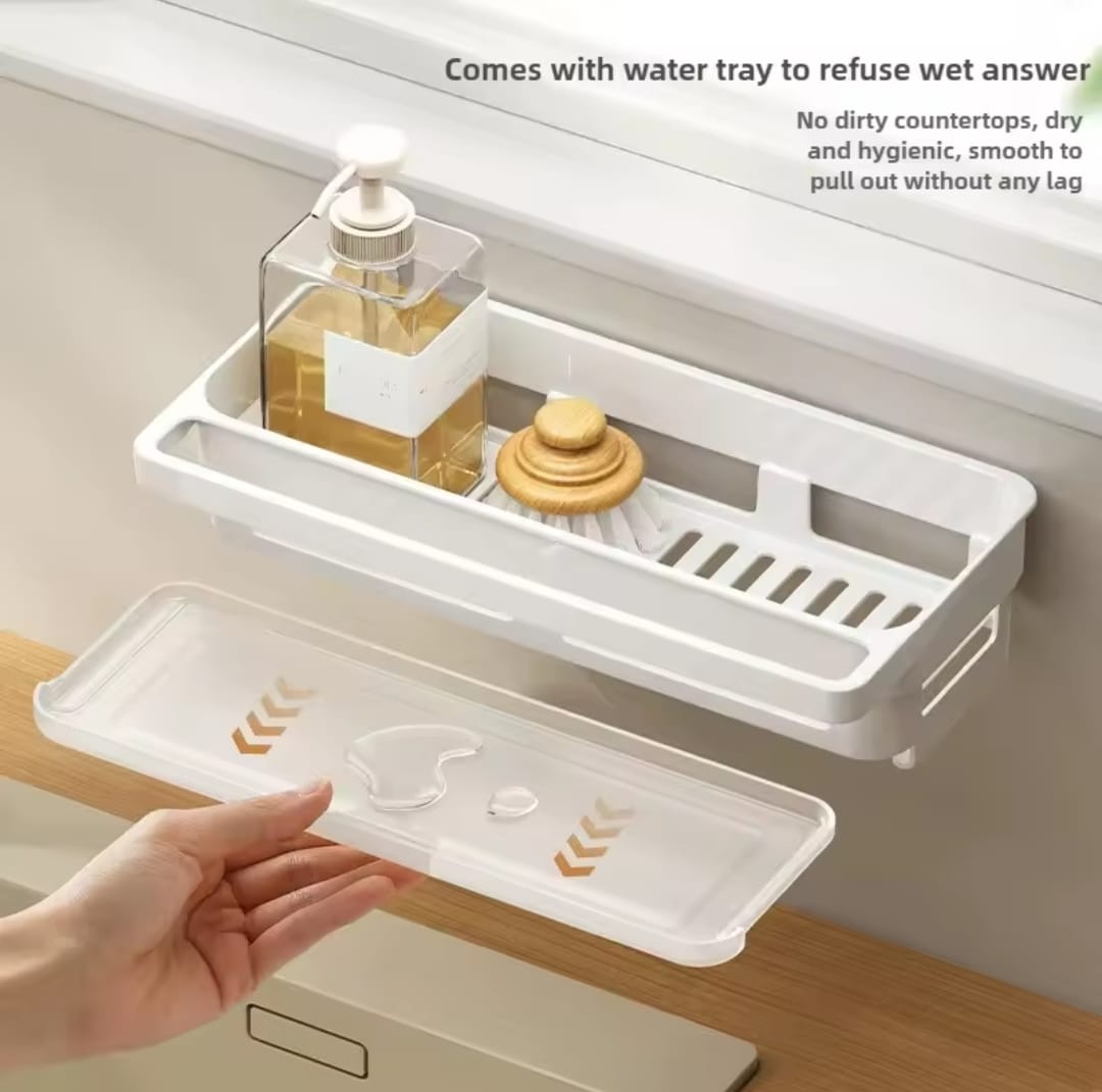 Wall-Mounted Sink Caddy Organizer