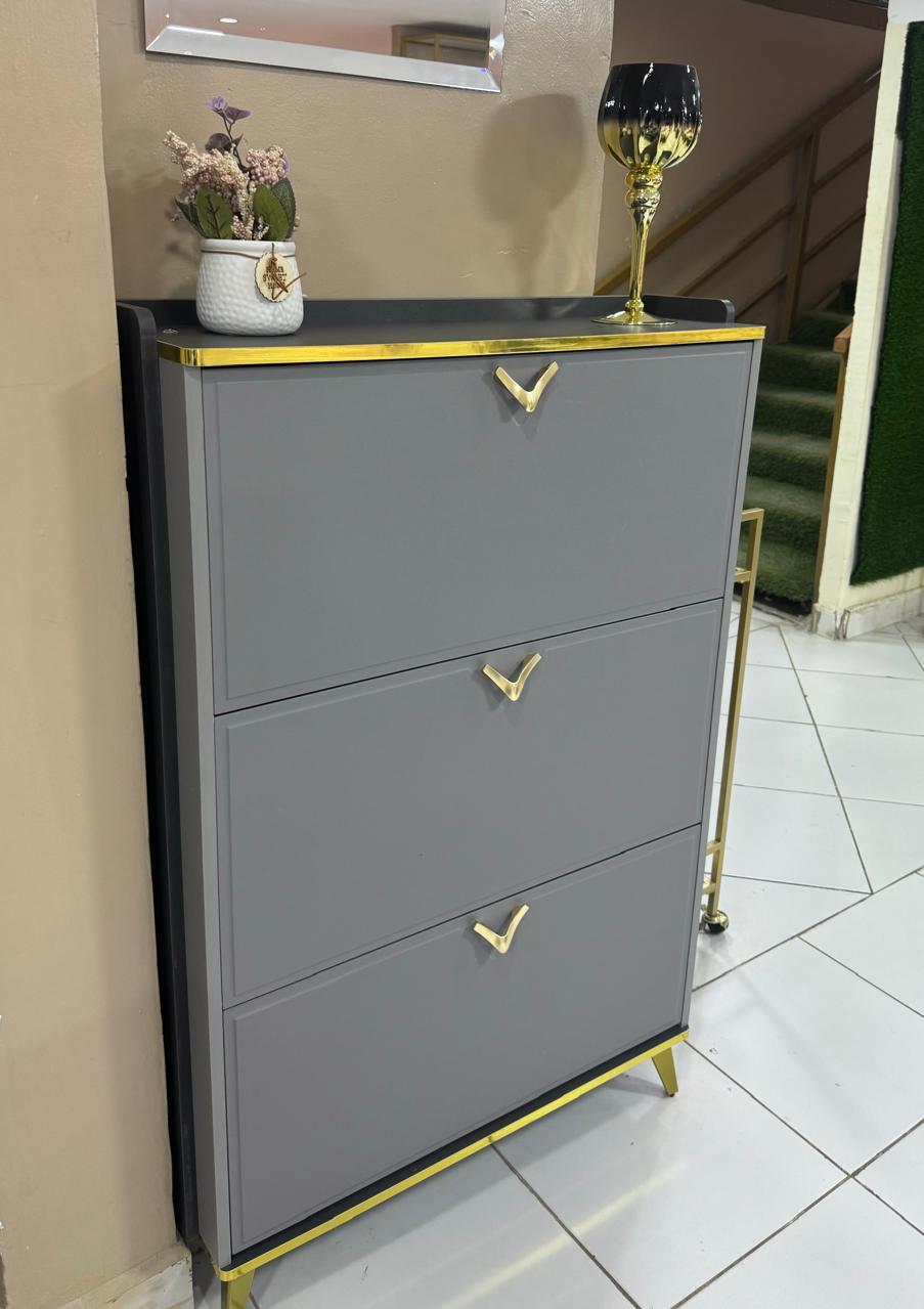 Bucket Flip Double-Layer Shoe Cabinet