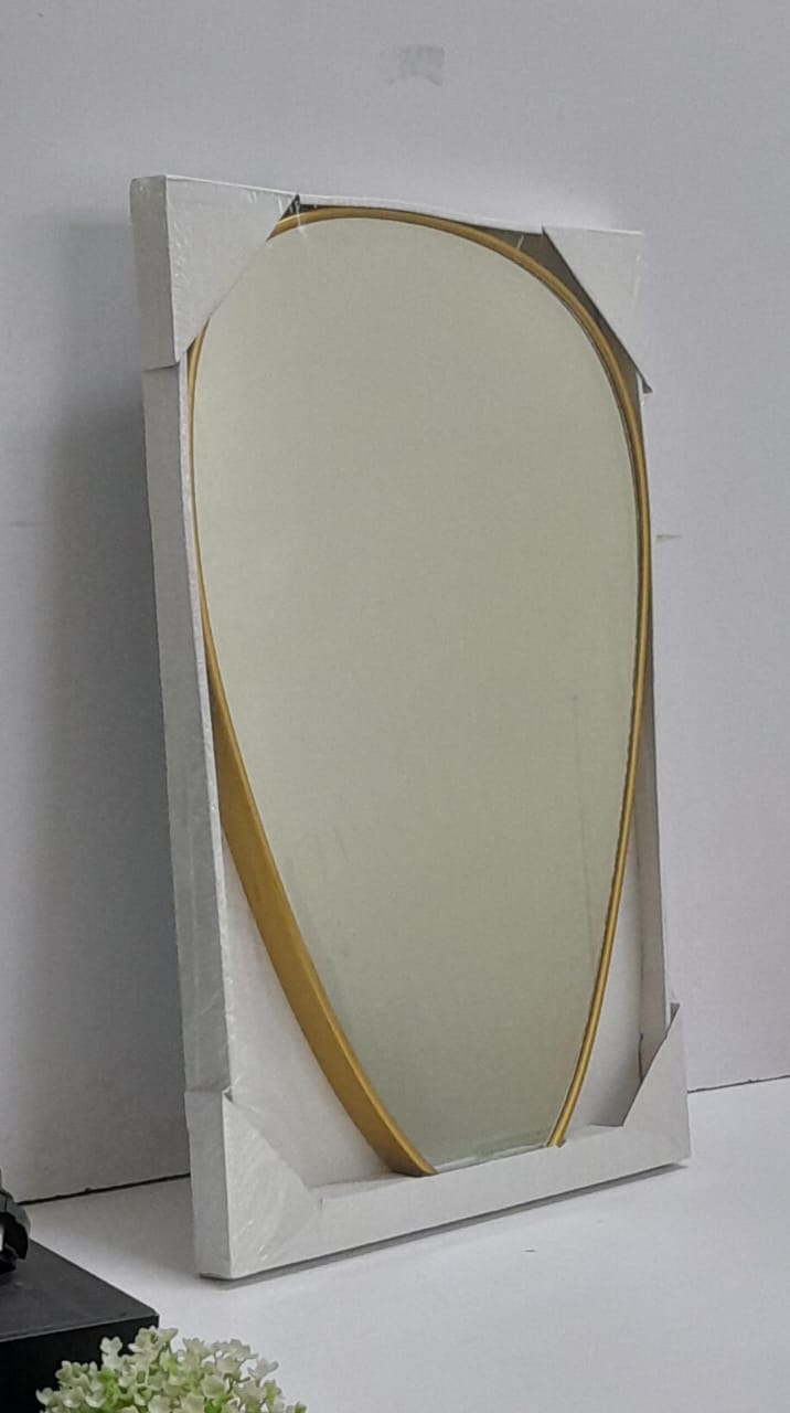 Decorative Oval-Shaped Mirror
