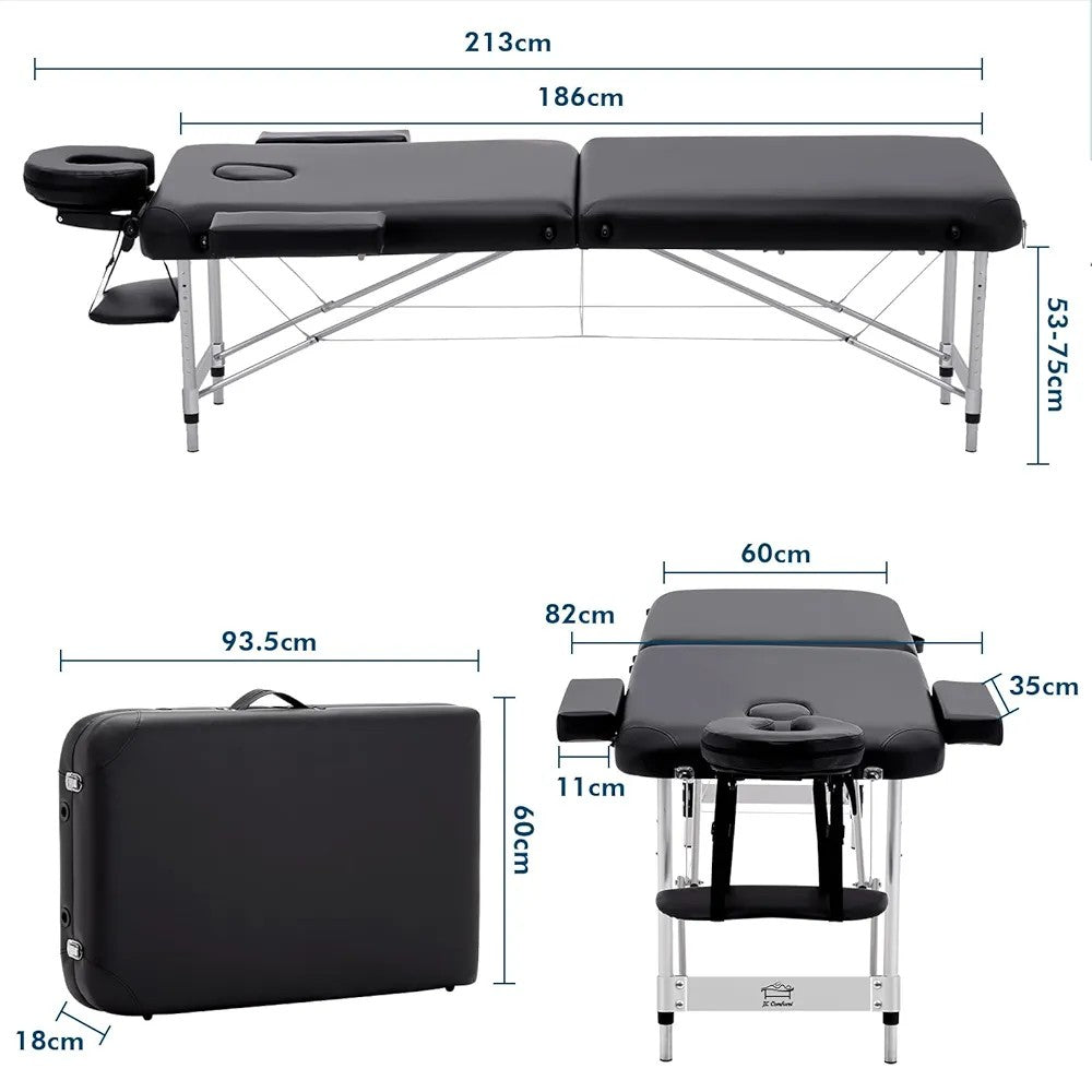 2-Folding Professional Portable Massage Table / Lash Bed