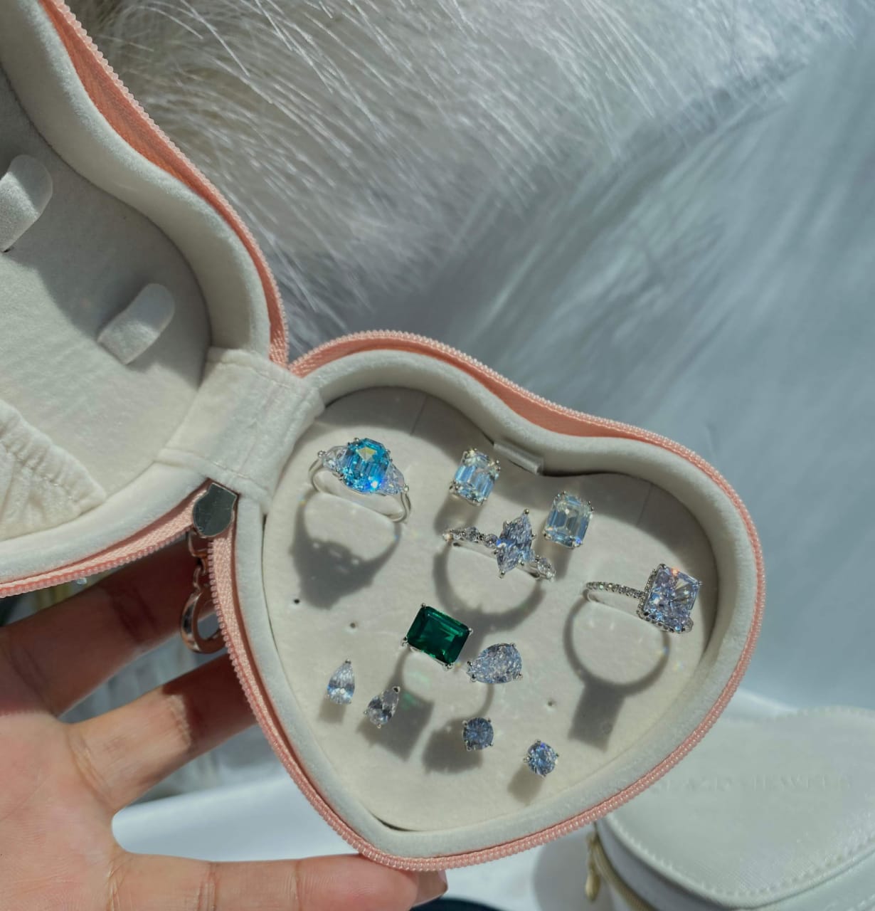 Portable Travel Storage Organizer ā Jewelry Case