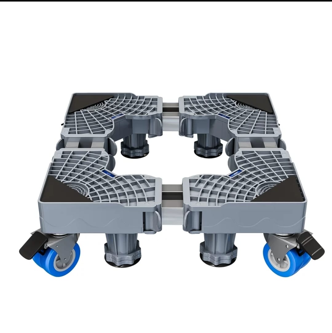 Heavy-Duty Double Tube Fridge/Washing Machine Stand