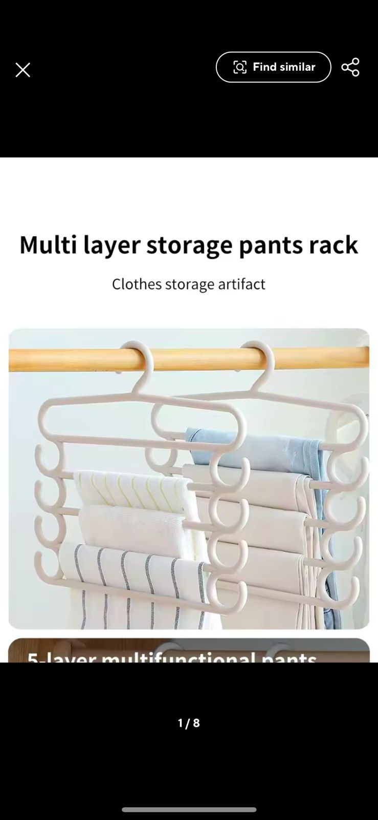 Heavy Duty Multi-Layer Trousers Hanger