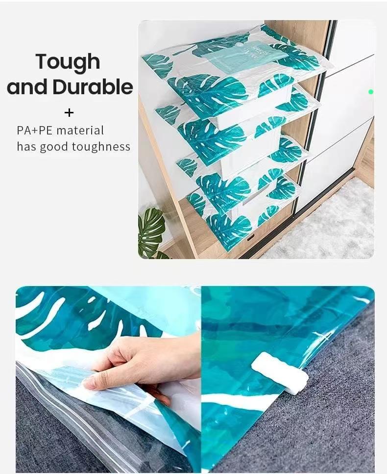 10pcs Vacuum Compression Storage Bags + Electric Pump