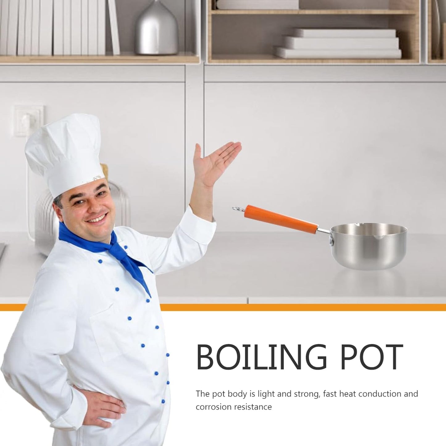 2L Stainless Steel Japanese Non-Stick Noodle & Sauce Pan (28cm)