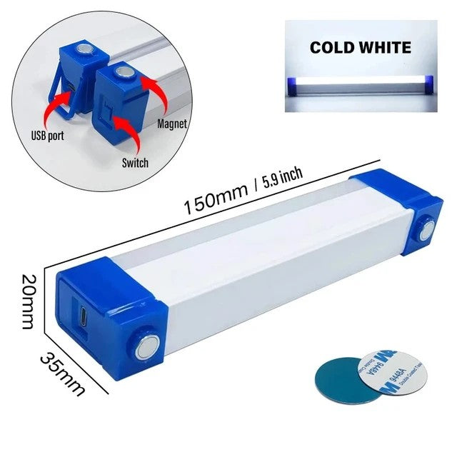 15cm Portable LED Rechargeable Tube Light