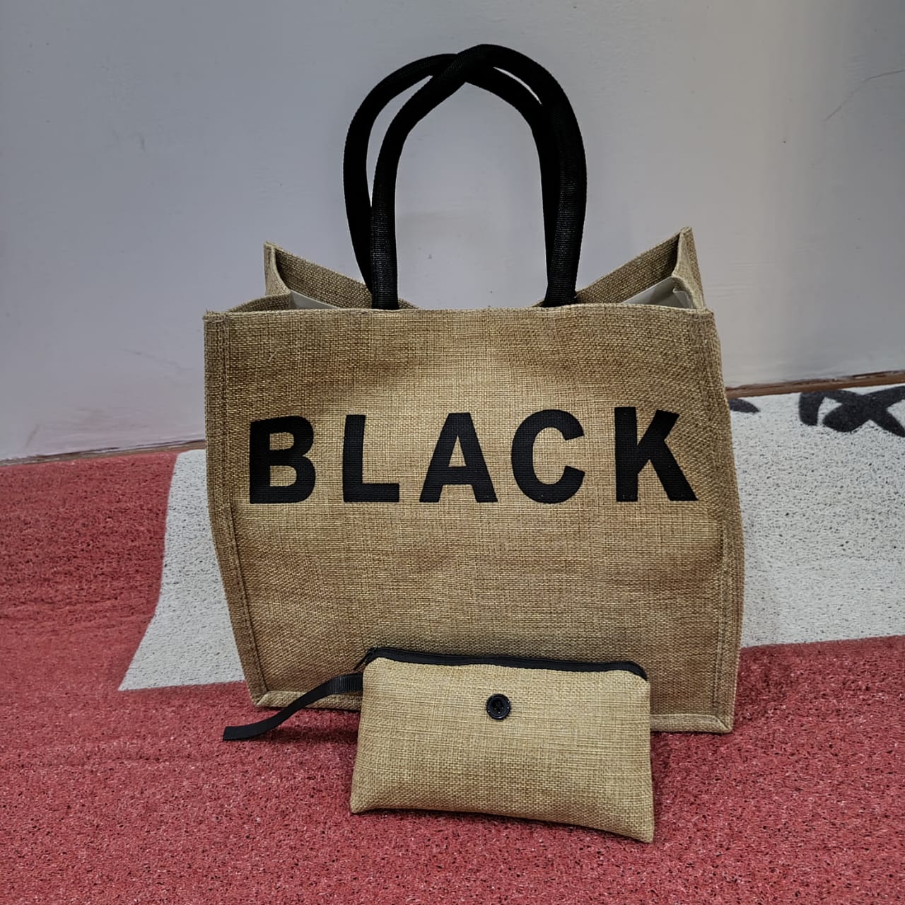 Merci Tote Bag with Coin Purse