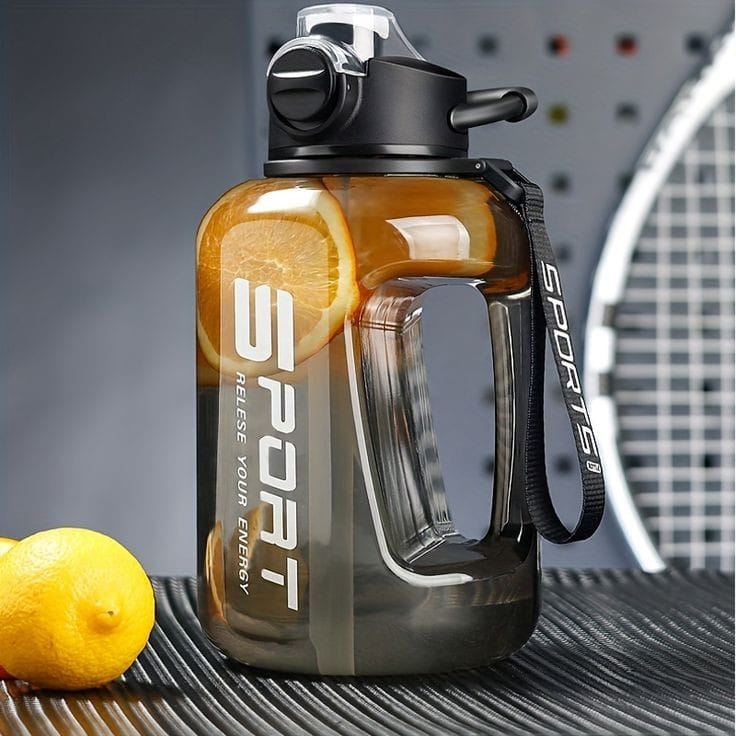 Large Capacity Water Bottle with Flip Lid