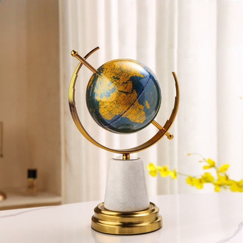 Metal Alloy Gold-Coloured Globe Tellurion