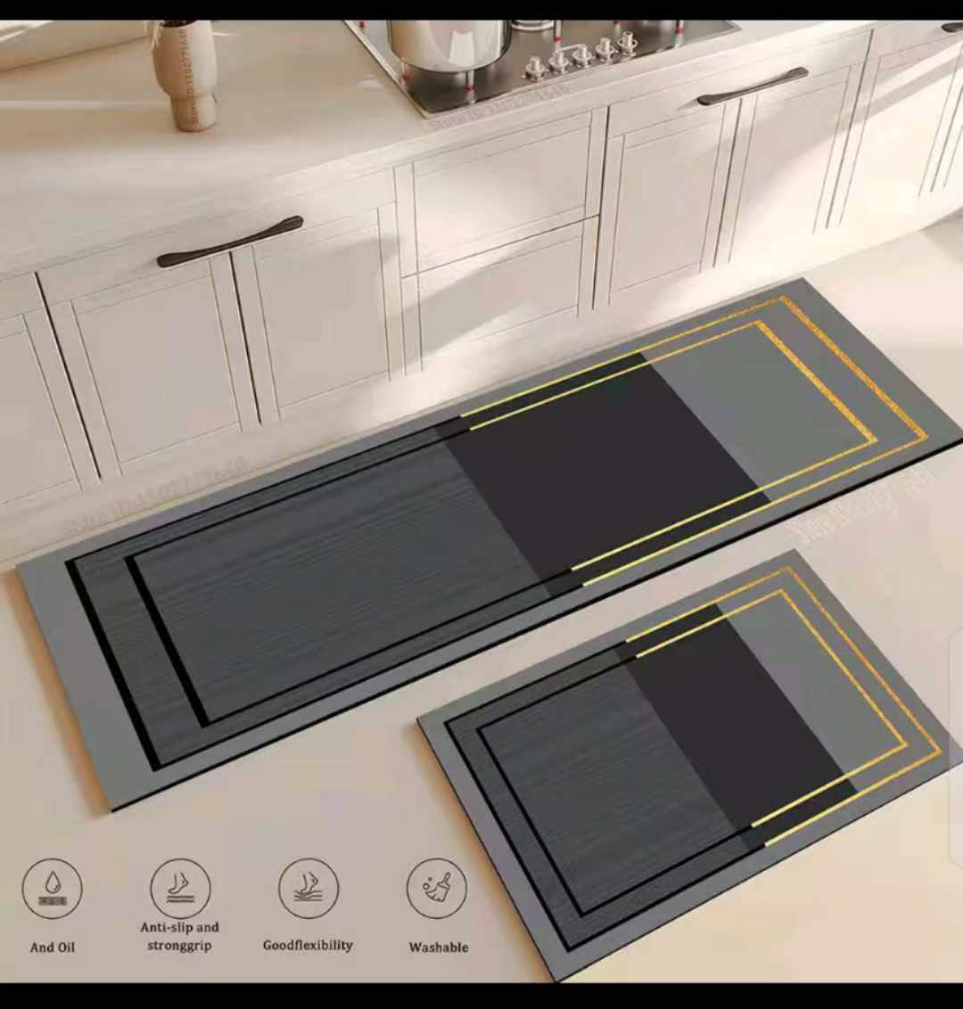 Kitchen Anti-Slip Mats – Large & Medium Sizes