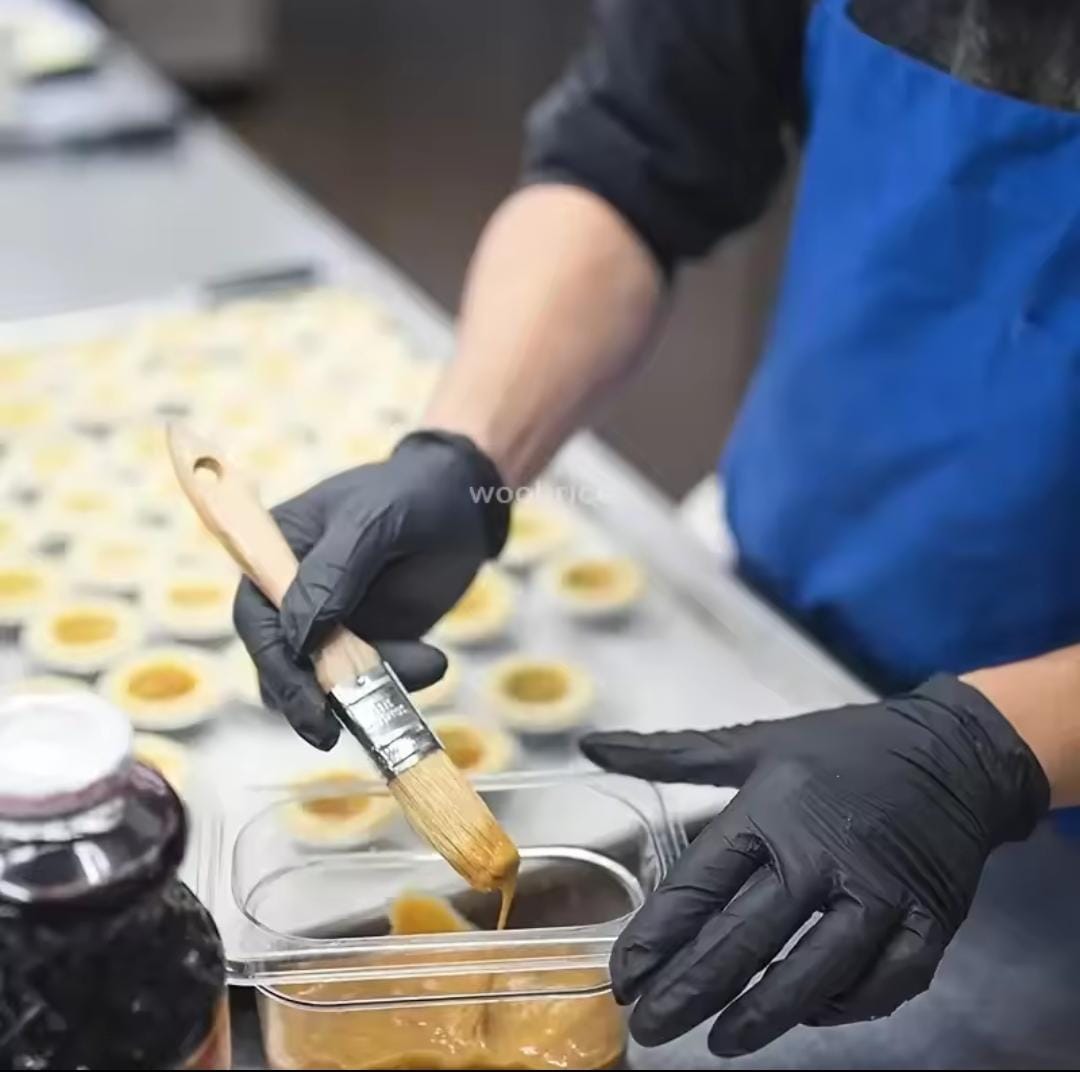 Food Grade Disposable Black Kitchen Gloves ā 100pcs