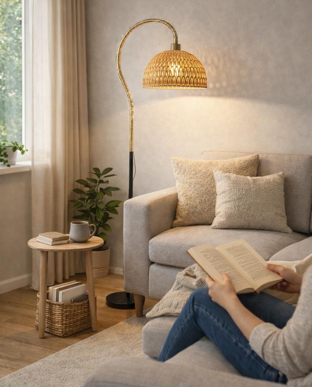 Rustic Style Floor Lamp