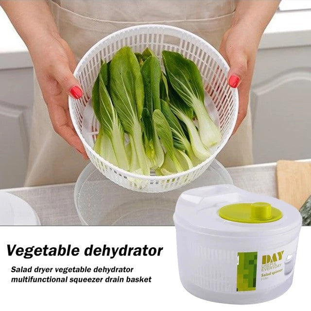 3L Large Manual Salad Spinner