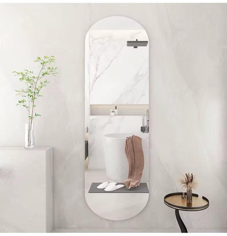 Oval Shape Acrylic Mirror – 120×40cm