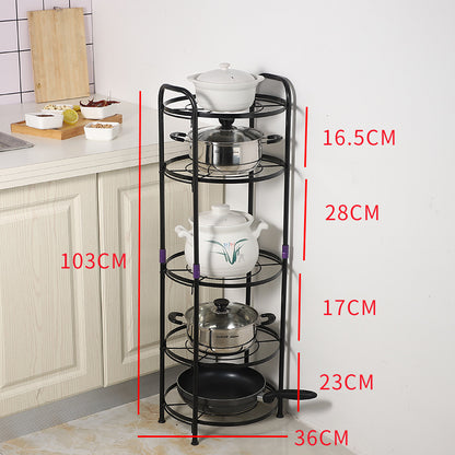 Premium 5-Tier Pot Rack Holder