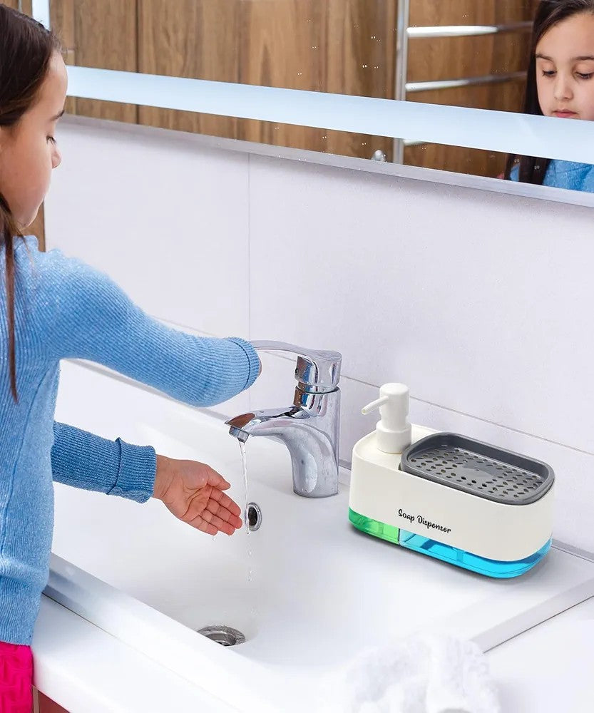 2-in-1 Hand & Dish Liquid Soap Dispenser Set