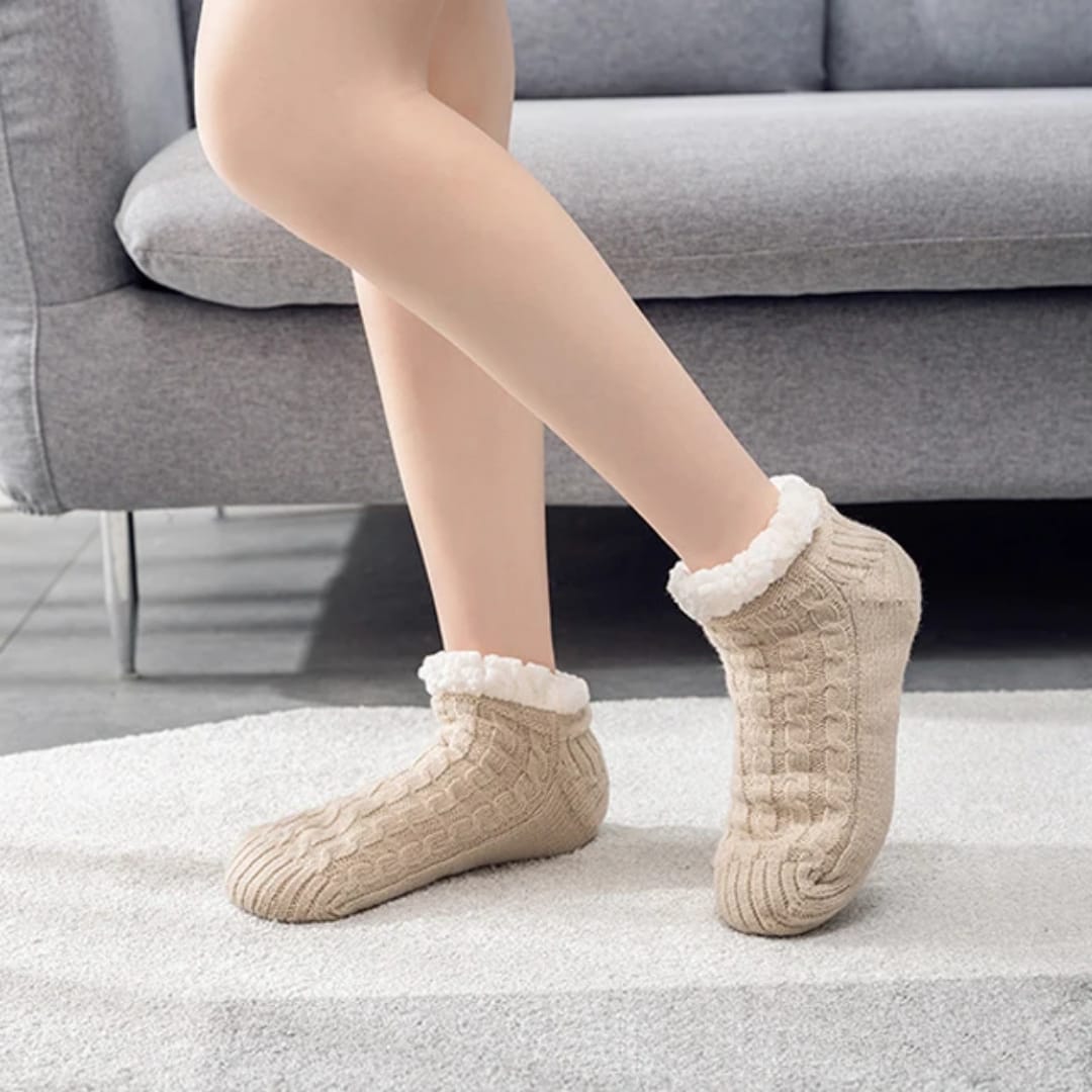 Winter Warm Fuzzy Non-Slip Floor & Yoga Socks