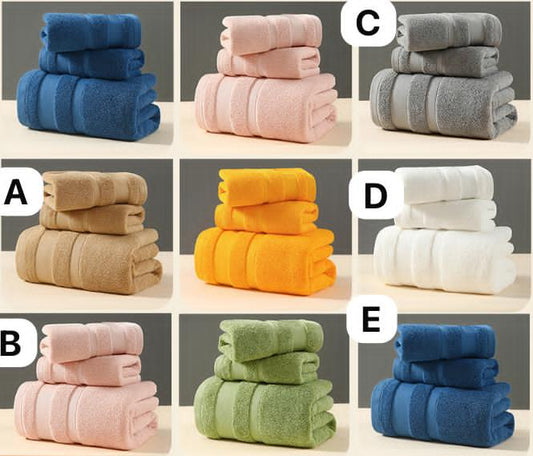 3pcs Luxury Bath Towel Set