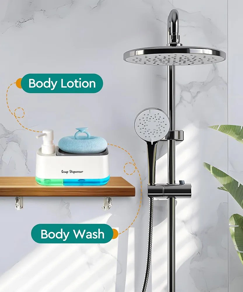 2-in-1 Hand & Dish Liquid Soap Dispenser Set