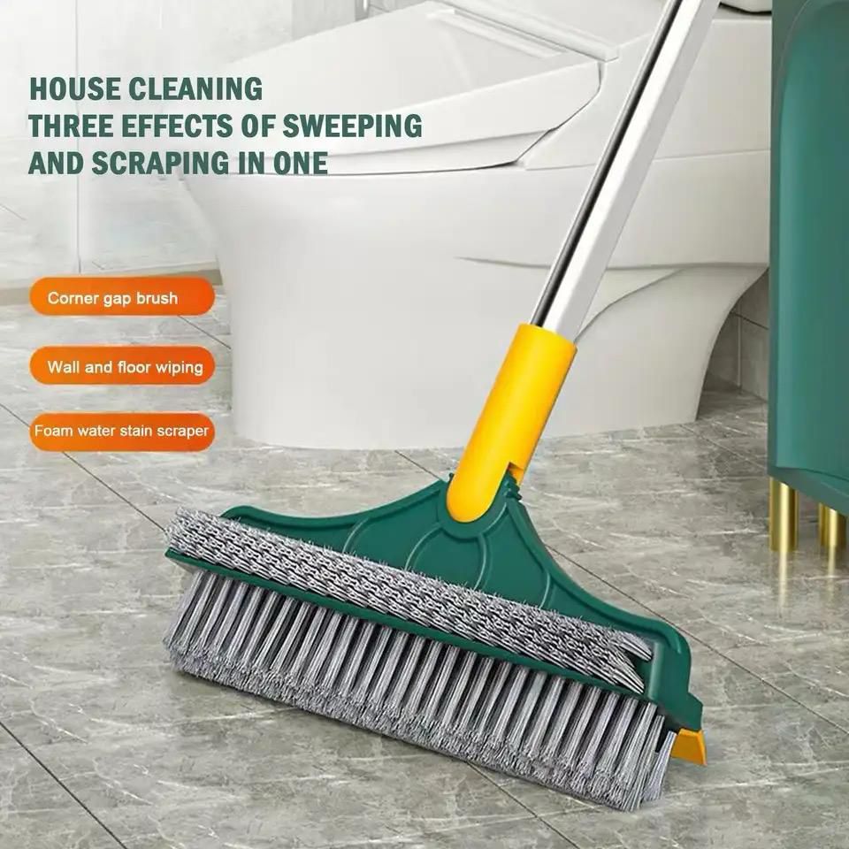 3-in-1 Floor Scrubbing V-Shaped Brush