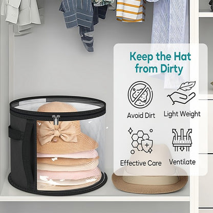 Hat & Clothes Storage Box – Foldable Travel Organizer