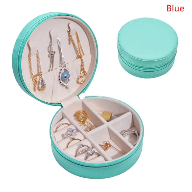 Portable Travel Jewelry Organizer Case