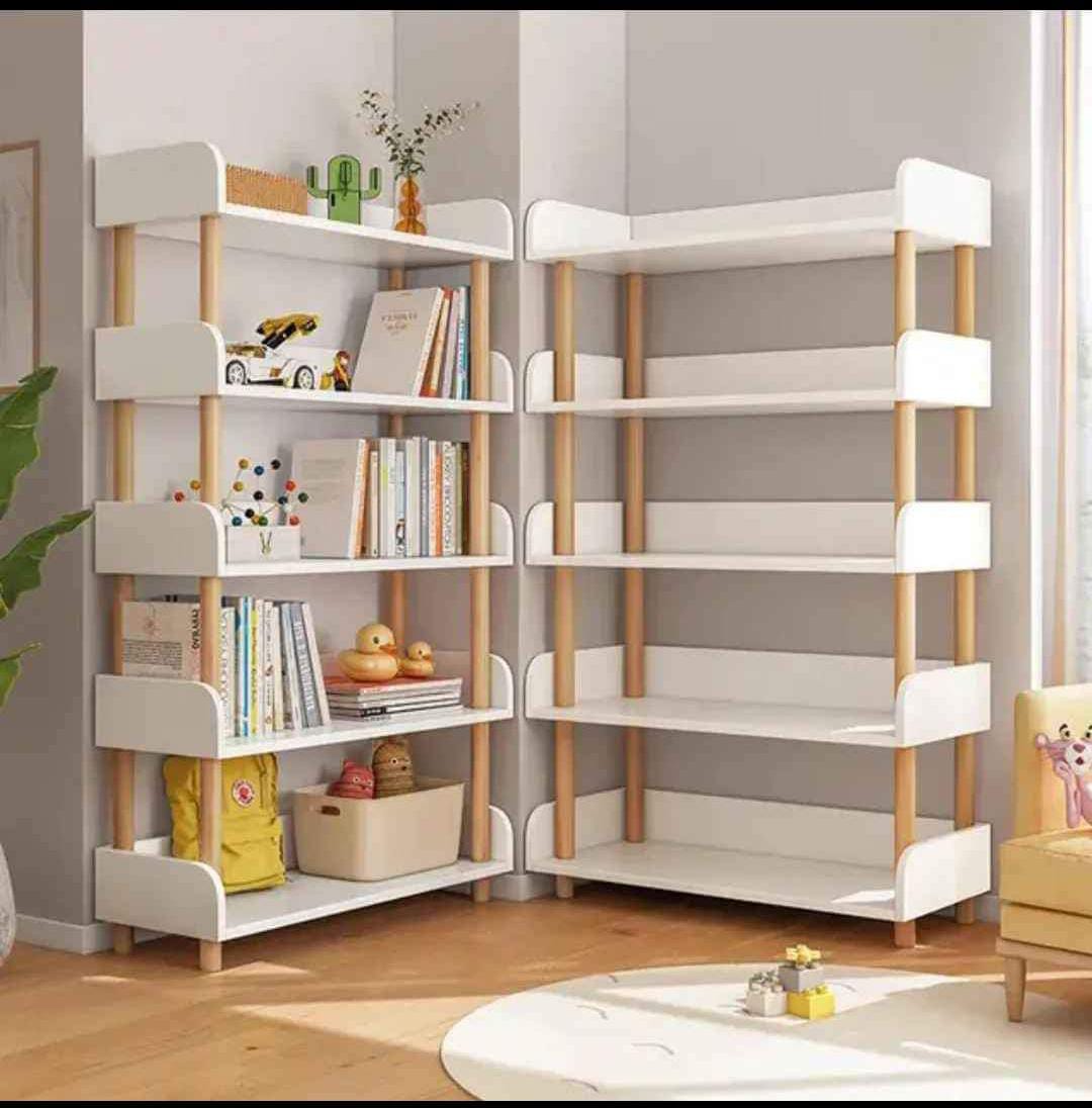 Multi-Purpose Bamboo Bookshelf with Drawer