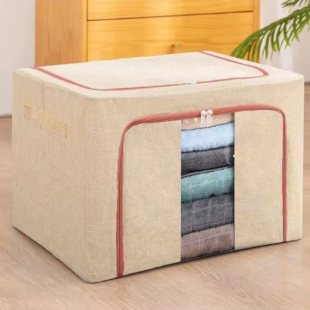 100L Zipped Storage Box/Wardrobe Organizer