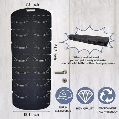 Hanging Hat Organizer – Felt Storage Rack