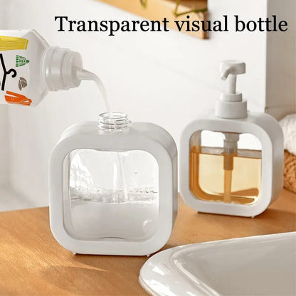 500ml Refillable Bathroom Soap & Lotion Dispenser