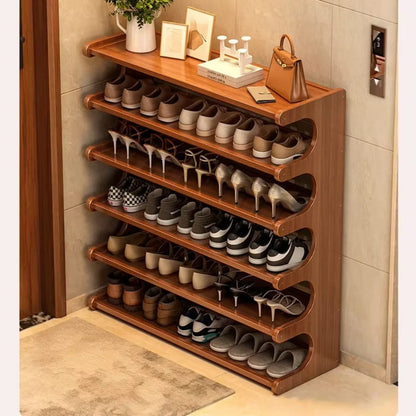 6 Layer Bamboo Shoe Rack