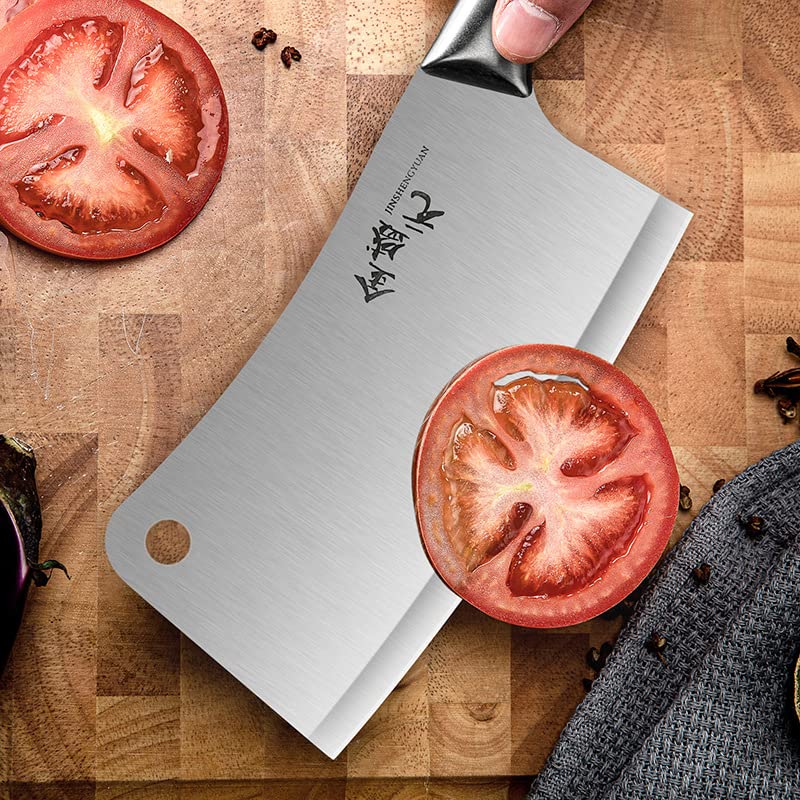 6.5-inch Stainless Steel Cleaver Knife