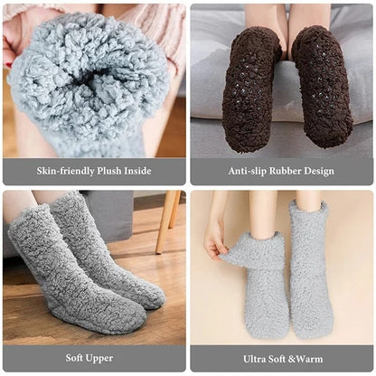Adult Winter Floor & Sleep Socks – Warm & Cozy
