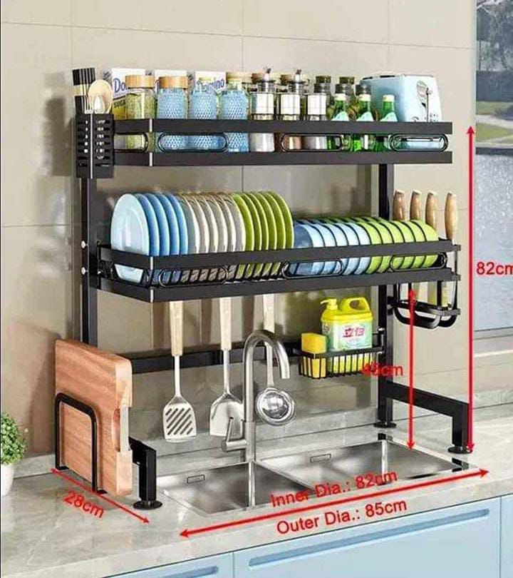 Double Layer Over-Sink Dish Rack