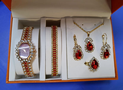 5pcs Ladies Watch Gift Set