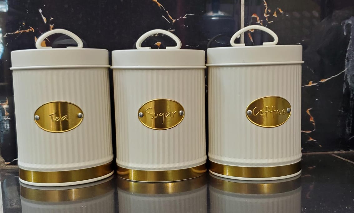 3pcs Alloy Canister Set