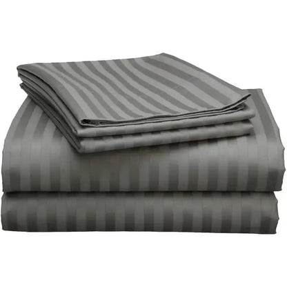 Luxury Cotton Striped Bedsheets