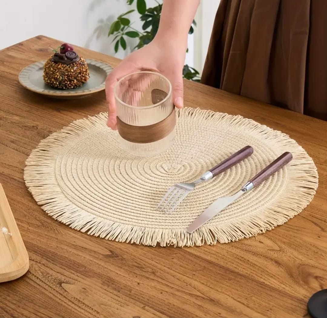 High-Quality Woven Table/Placemats – 6pcs Set