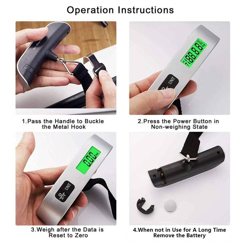 Portable Digital Luggage Scale for Travels