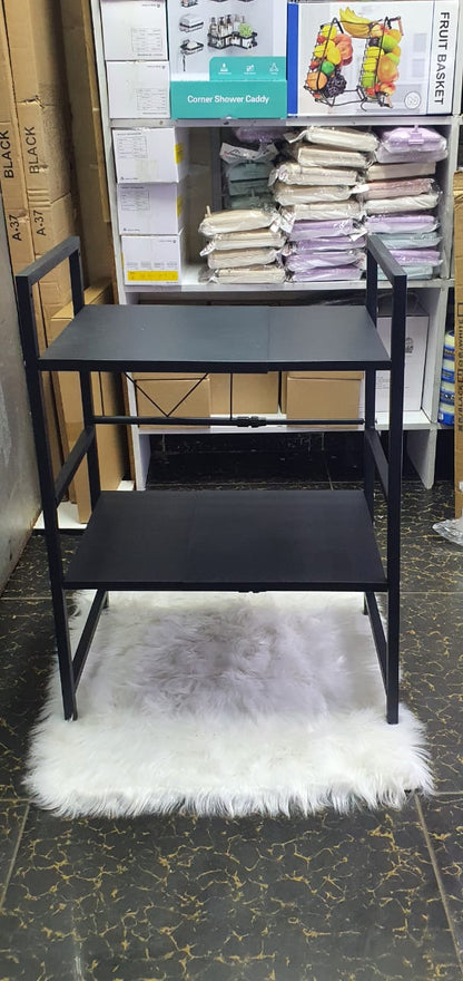 2-Tier Heavy Duty Telescopic Adjustable Microwave Stand