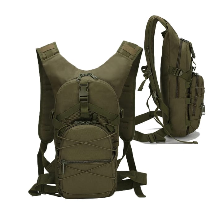 Tactical Hydration Bag With Pouch