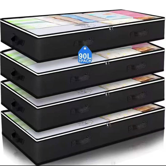 Non-Woven Underbed Quilt Storage Bag Organizer