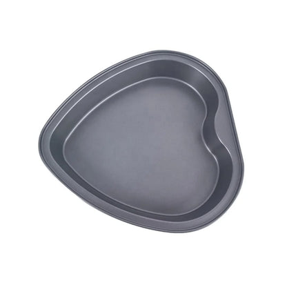 Metallic Heart-Shaped Baking Tin