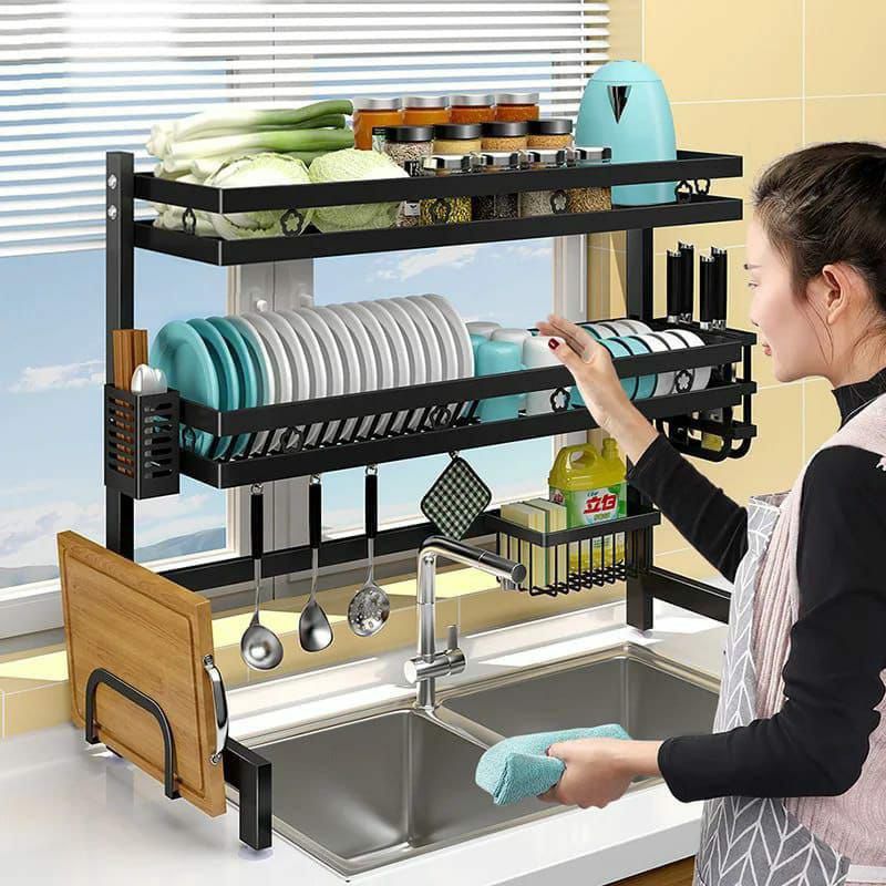 Double Layer Over-Sink Dish Rack