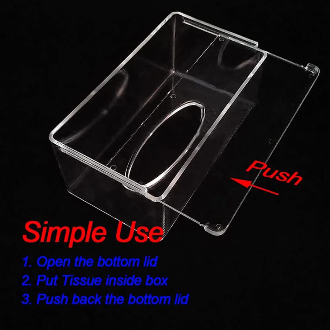 Transparent Acrylic Serviette / Napkin Holder