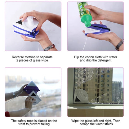 Double-Sided Magnetic Window Cleaner