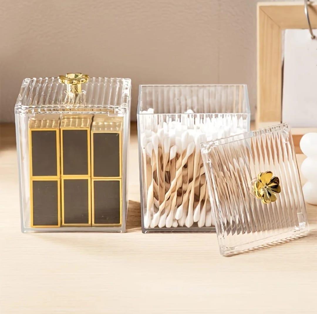 Multifunction Makeup Cotton Pad Storage Box