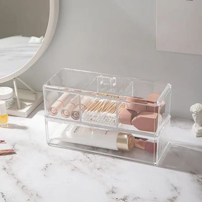 Transparent Cosmetic Storage Box