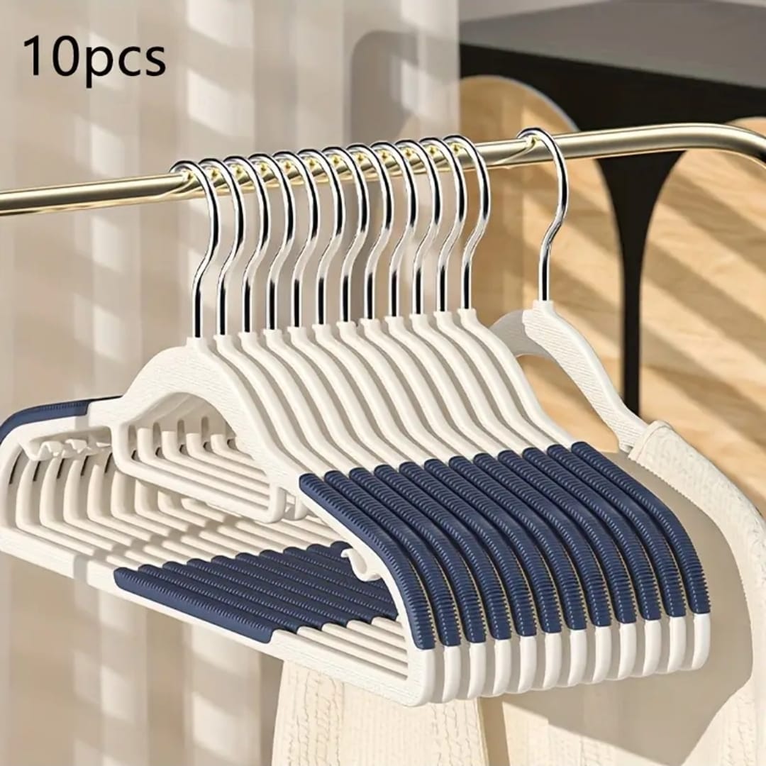 10pcs ABS Clothes Hangers Set