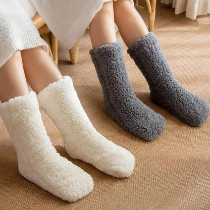 Adult Winter Floor & Sleep Socks – Warm & Cozy